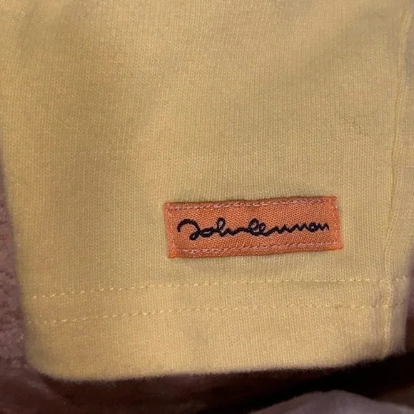 Carter's Vintage Rare John Lennon "Living Life in Peace" One Piece Onesie 0-3M - Picture 6 of 6